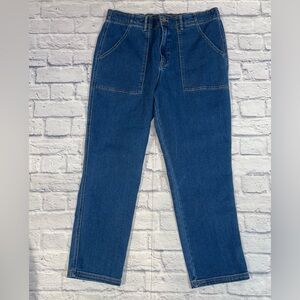 Knox Rose Blue Straight Leg Jeans